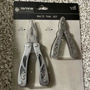 n 12 in 1 Mini Tool Folding Pliers,Wire Cutters,Saw,Screw driver